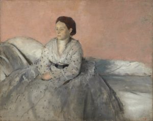 Edgar Degas (French, 1834 - 1917), Madame René de Gas, 1872/1873, oil on canvas, Chester Dale Collection 1963.10.124